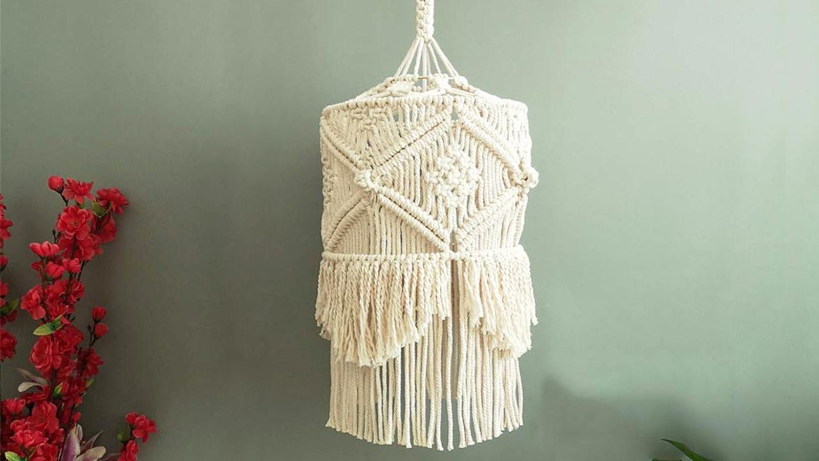 lamparas macrame