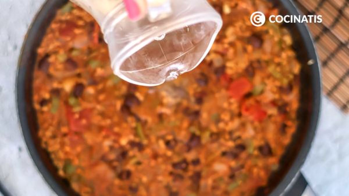 receta chili vegano paso 4