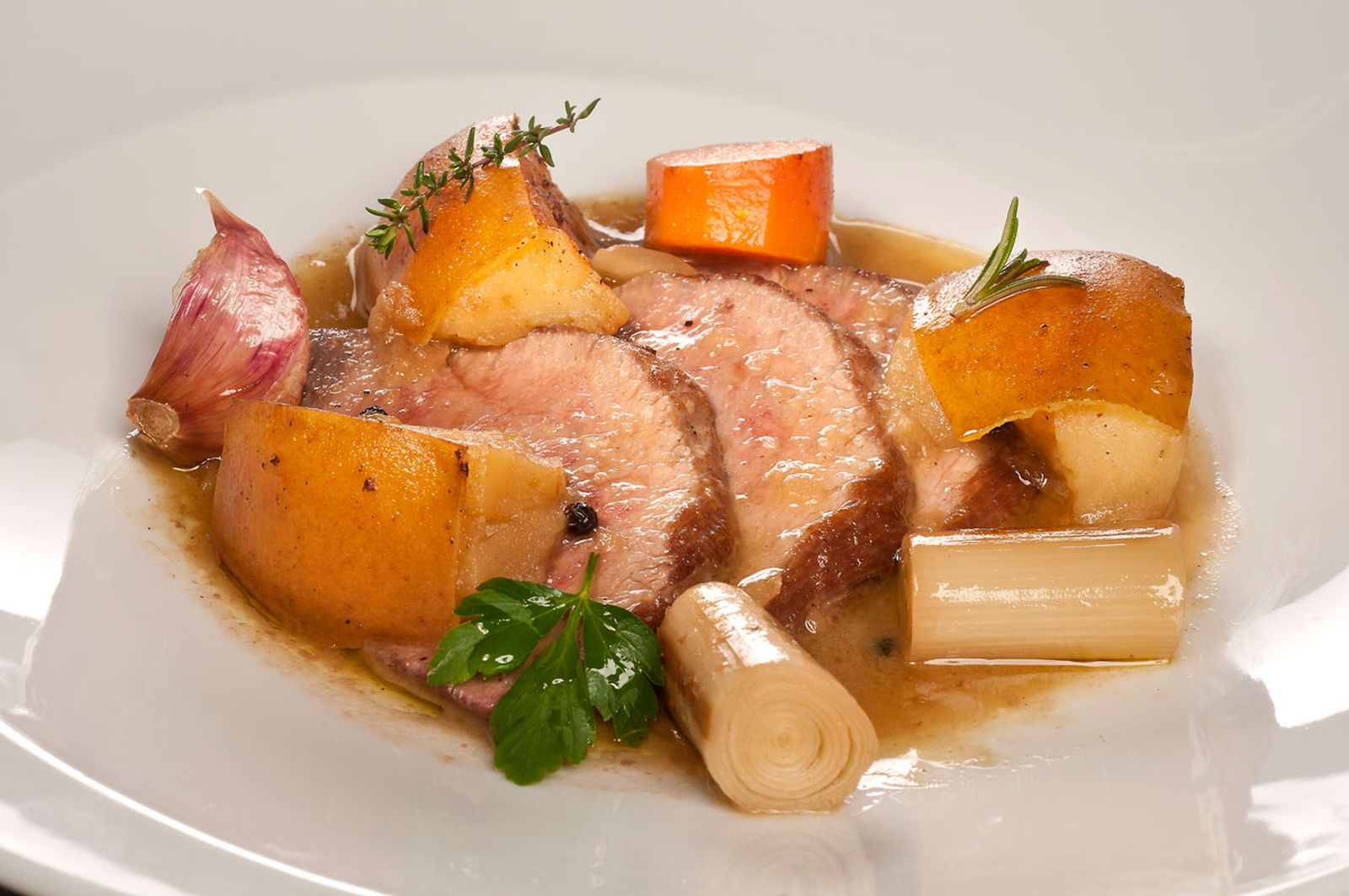 1579 Presa iberica en escabeche de manzana reineta del Bierzo (763) xl