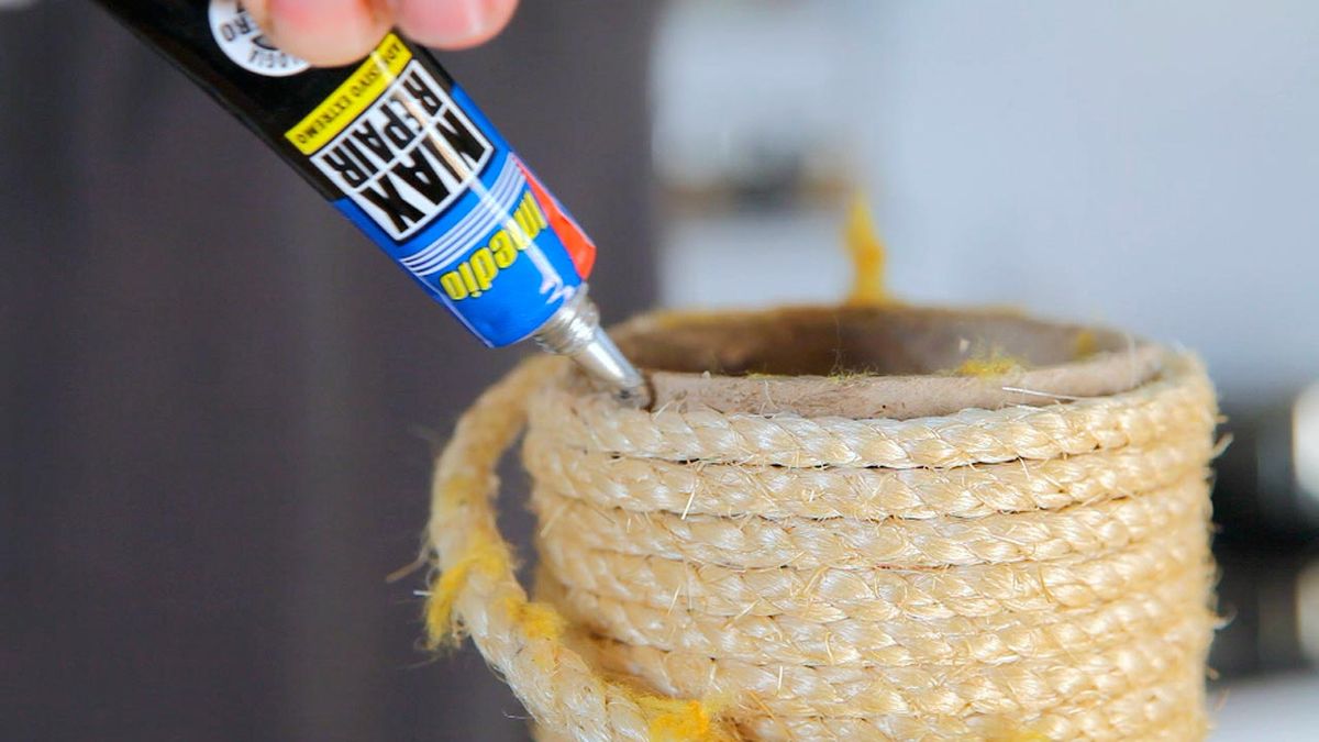 Arreglar un rascador de gato paso 7