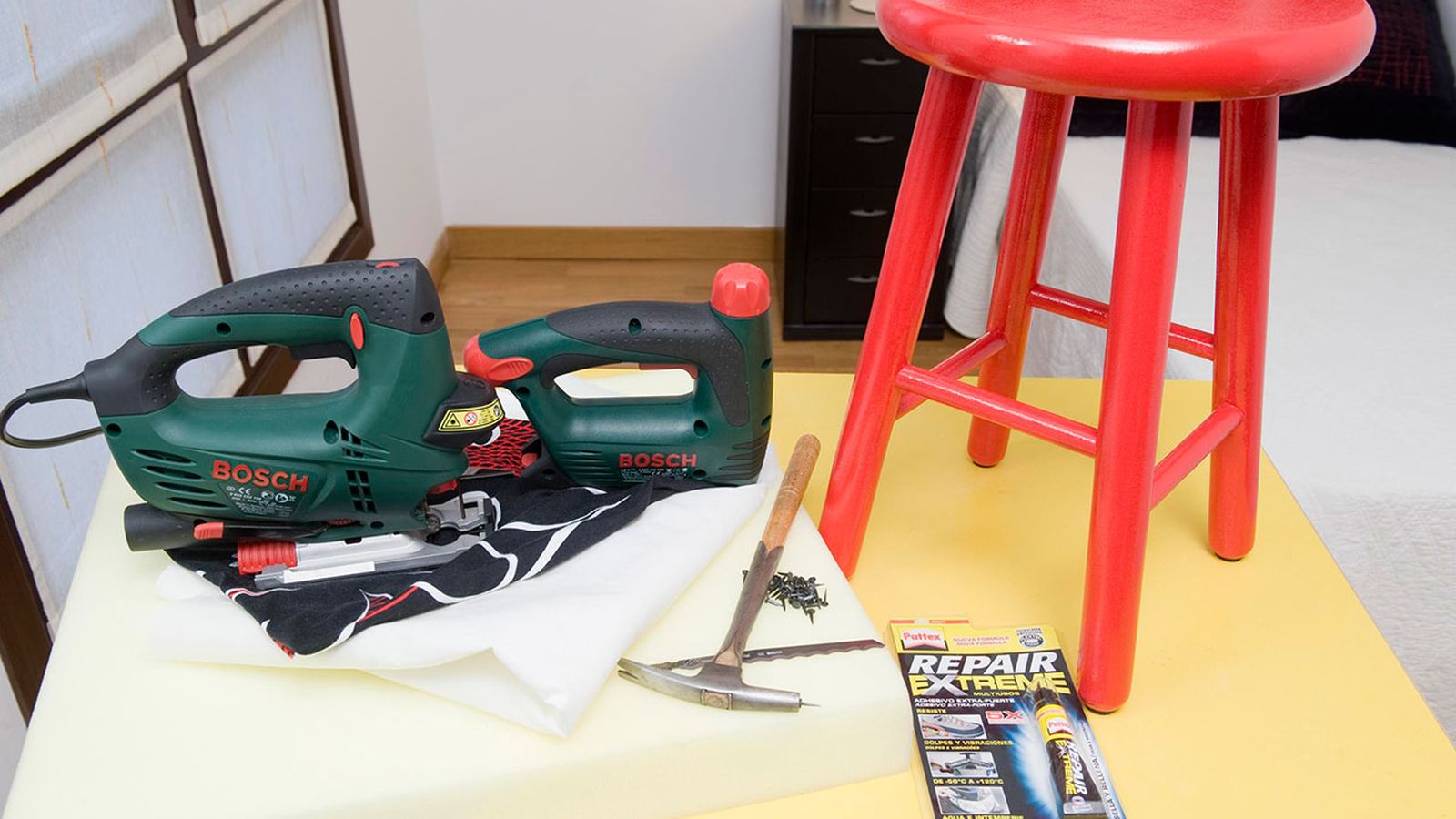 brico 0534 1 Tapizar taburete xl