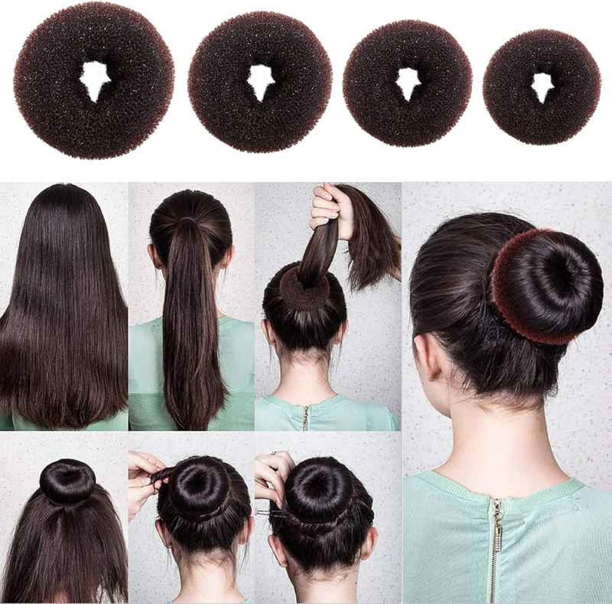 Los donuts de espuma son perfectos para crear moños redondos