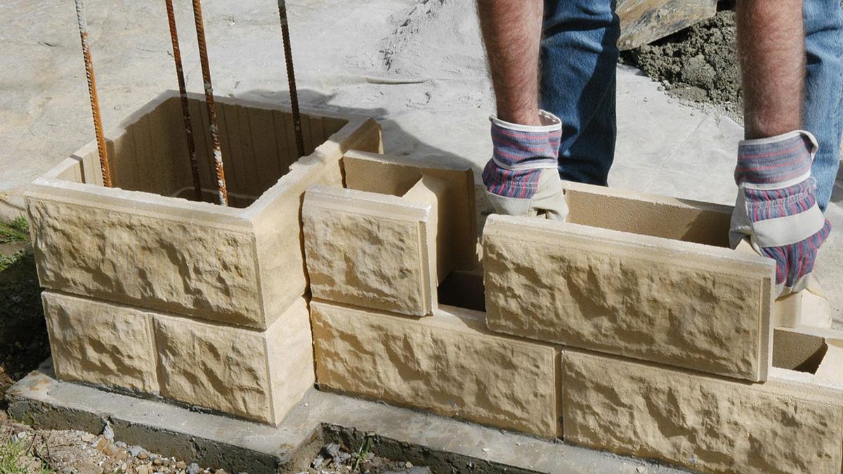 Muro con balaustrada paso 13