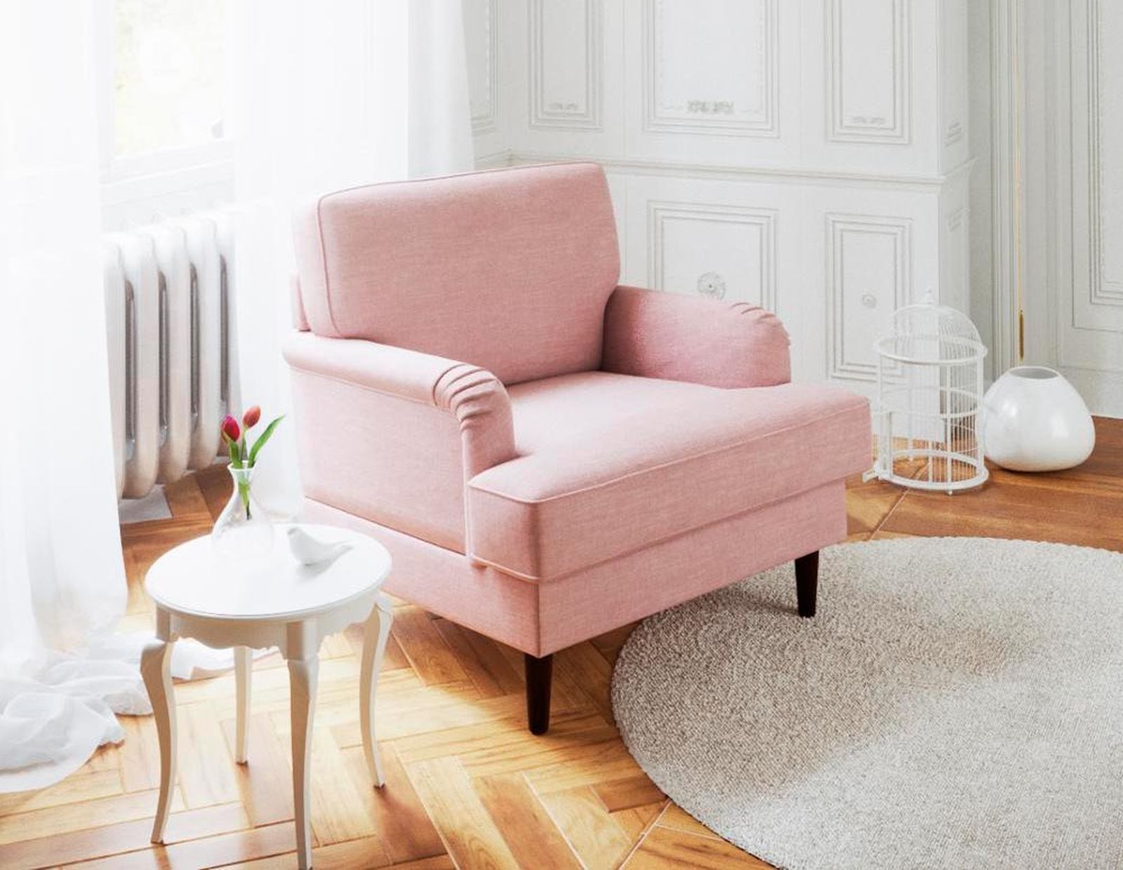 Decoracion elegir sofa sillon tela CORALIE Conforama