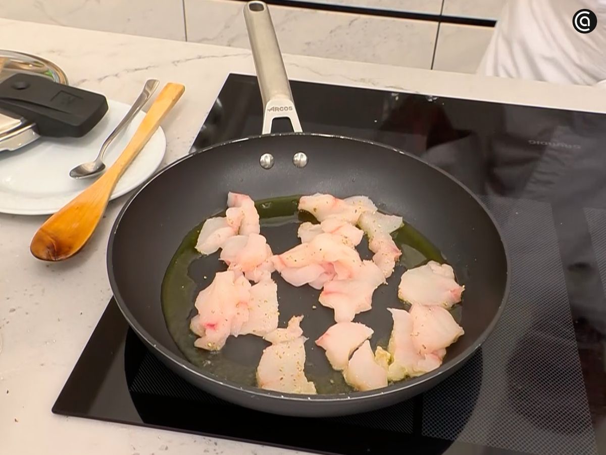 Alubias blancas con rape y verduras - paso 3