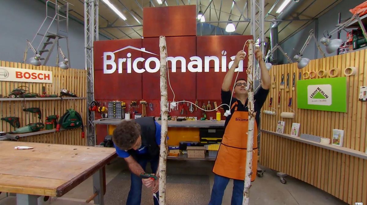 Soporte para guirnalda de luces paso 12