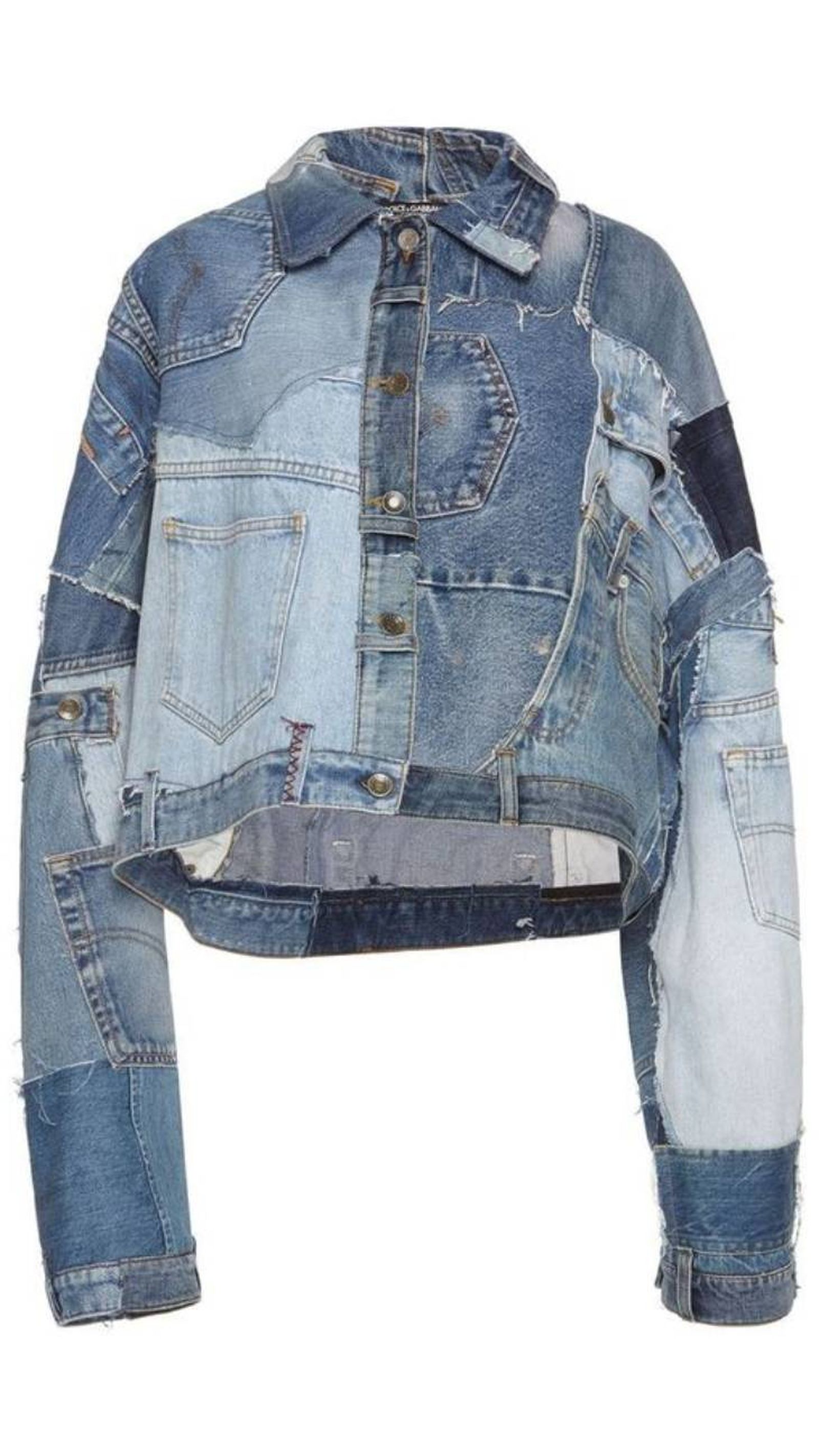 reutilizar jeans hacer chaqueta modelo1