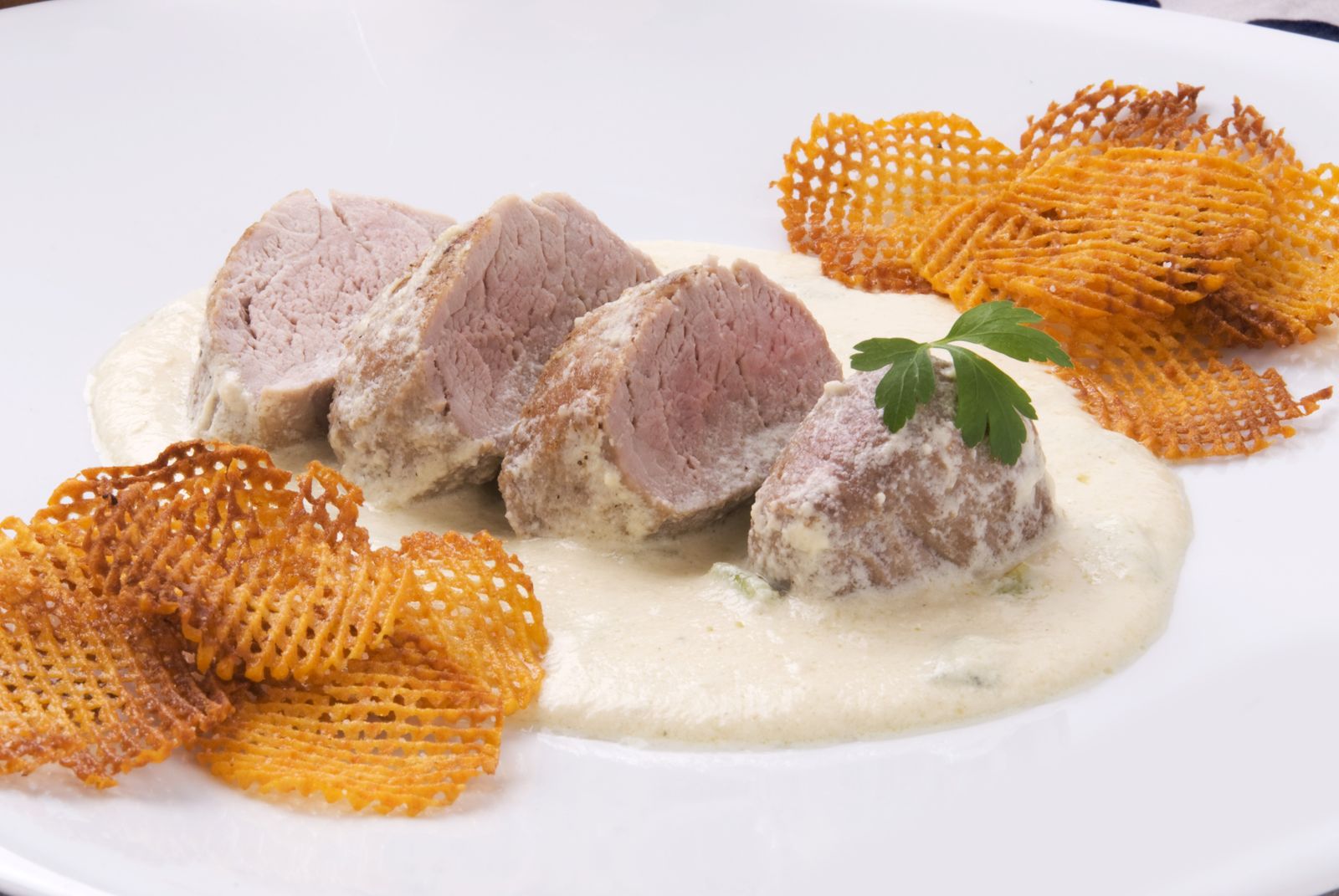 KARL46070510 Solomillo de cerdo a la crema con boniato