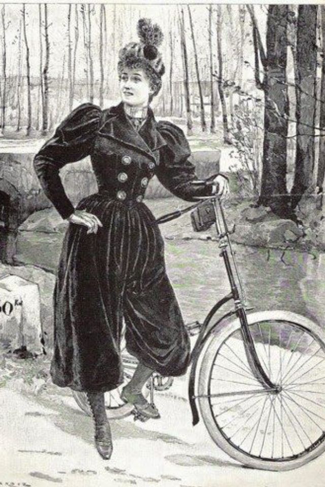 mujer pantalones siglo 19