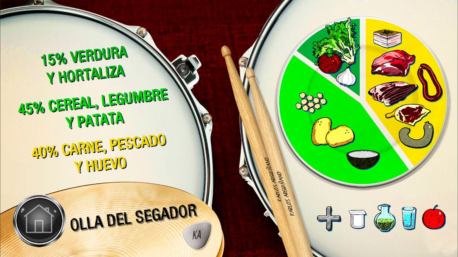 olla segador plato