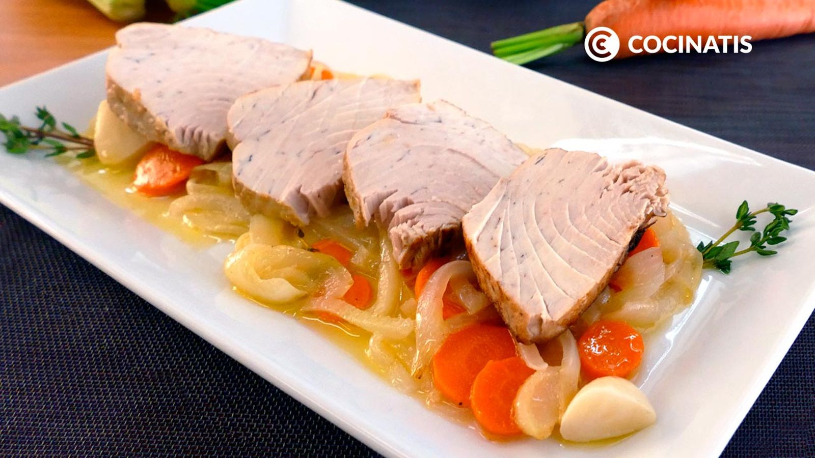 Receta de bonito en escabeche