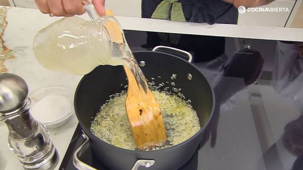 KARL7162 Enredo lentejas arroz frito chino paso 3