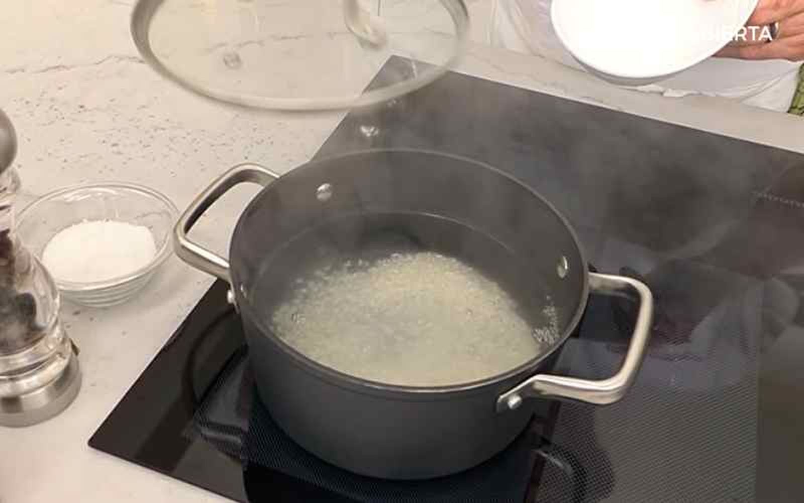 Prepara el arroz