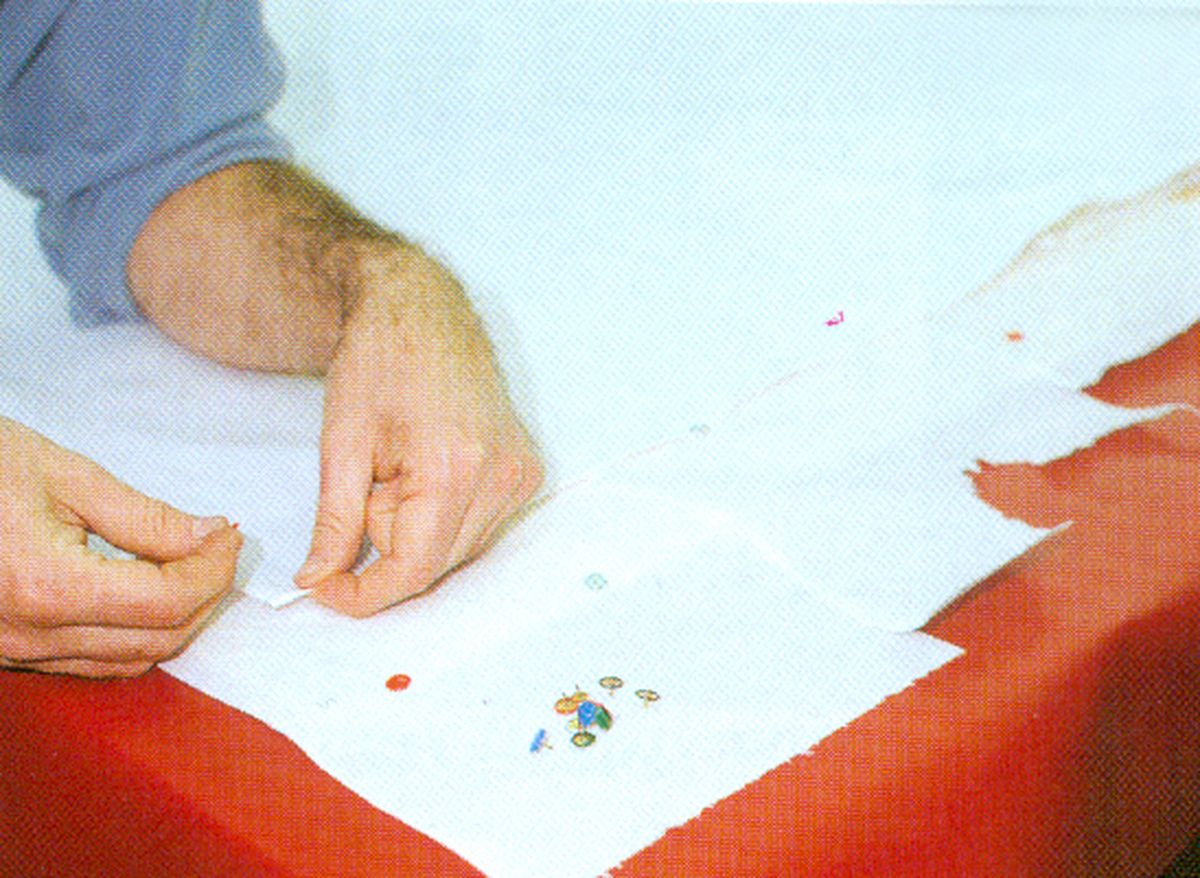 Mantel navideño paso 2