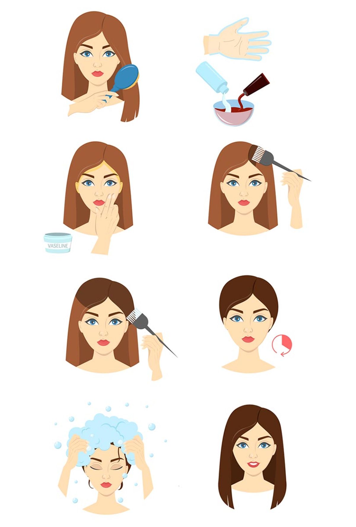 belleza cabello tenir raices pelo canas en casa