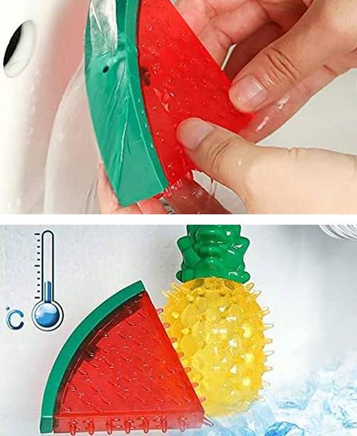 juguetes mordedores congelables para perros amazon