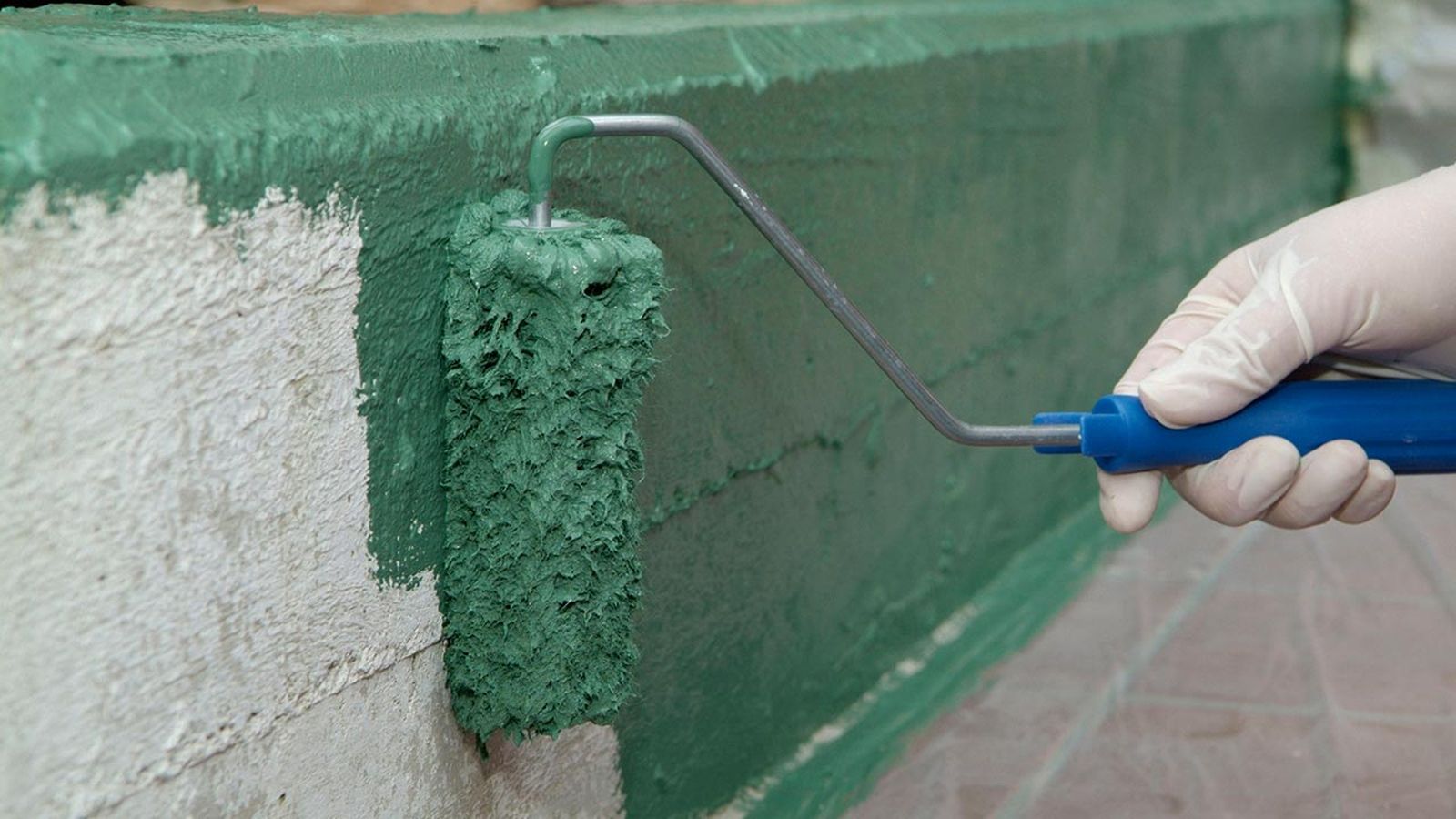 Pintar murete de exterior paso 5