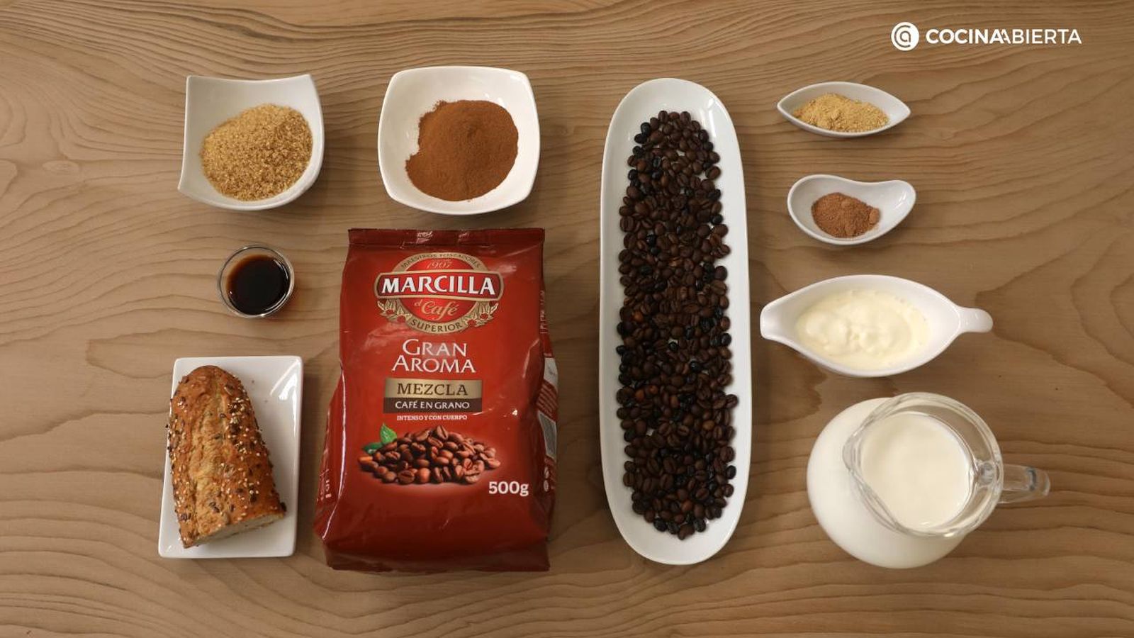 Cafes navidad gingerbread ingredientes