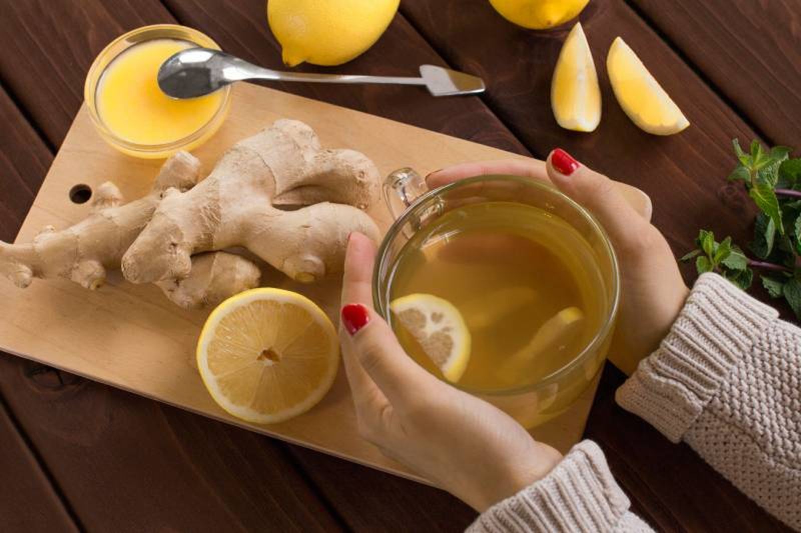 El jengirbe con limón es una combinación perfecta para entrar en calor