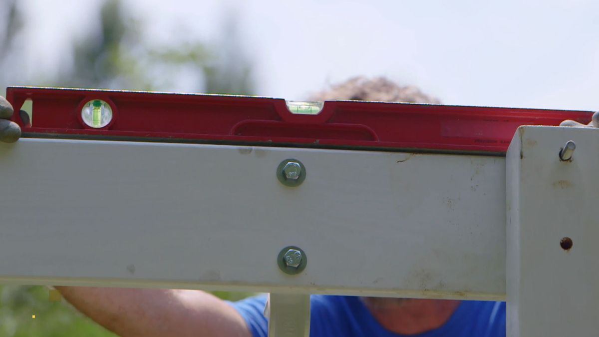 Hacer un soporte con toldos para una hamaca paso 9