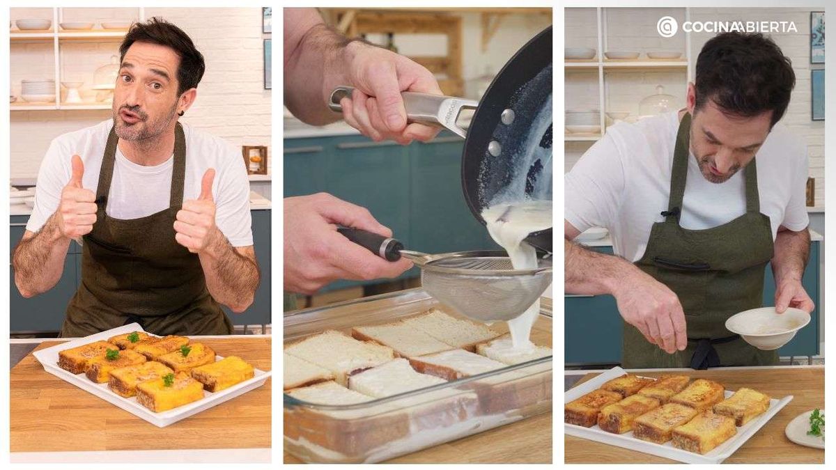 Apunta la receta de torrijas que Joseba Arguiñano aprendió de su tía Eva