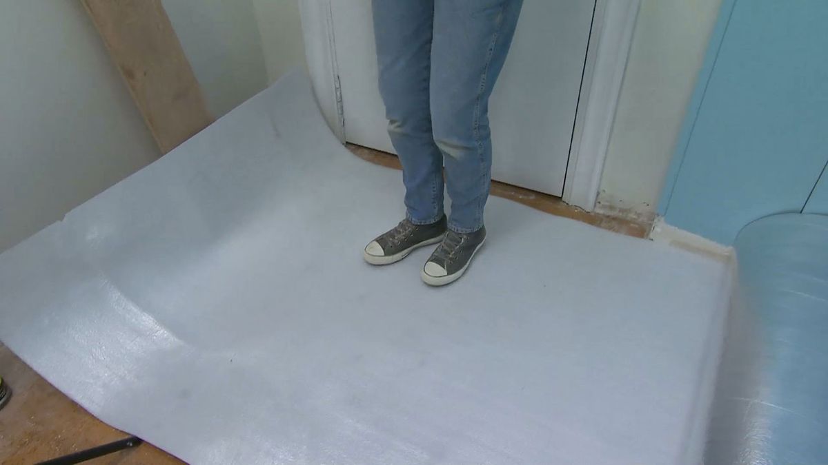 Deco752 Decorar recibidor pequeño con mueble carton paso 2