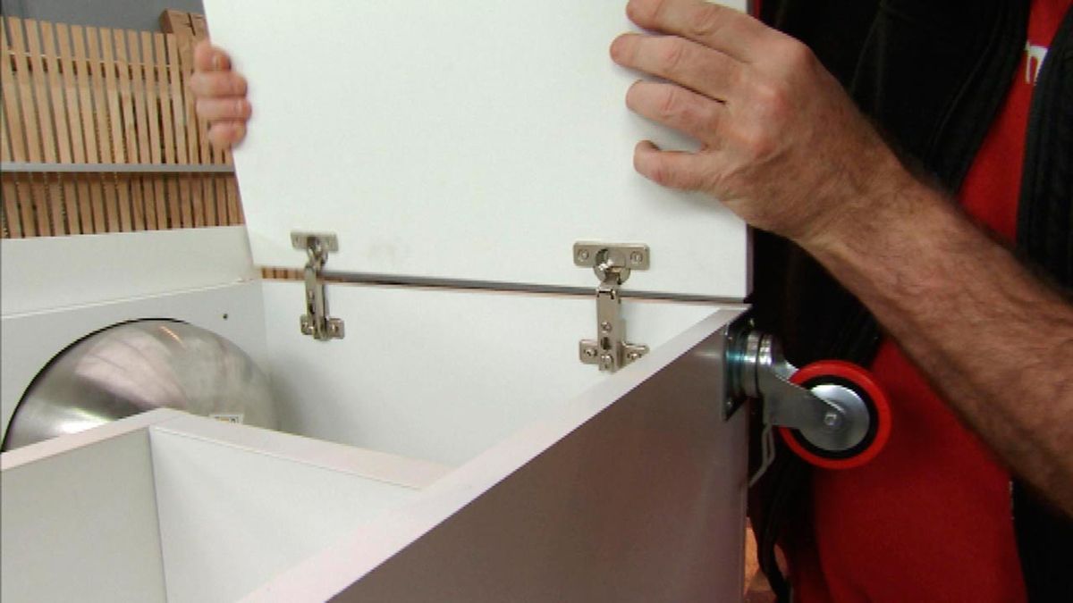 Cómo hacer una cocina de juguete paso 17