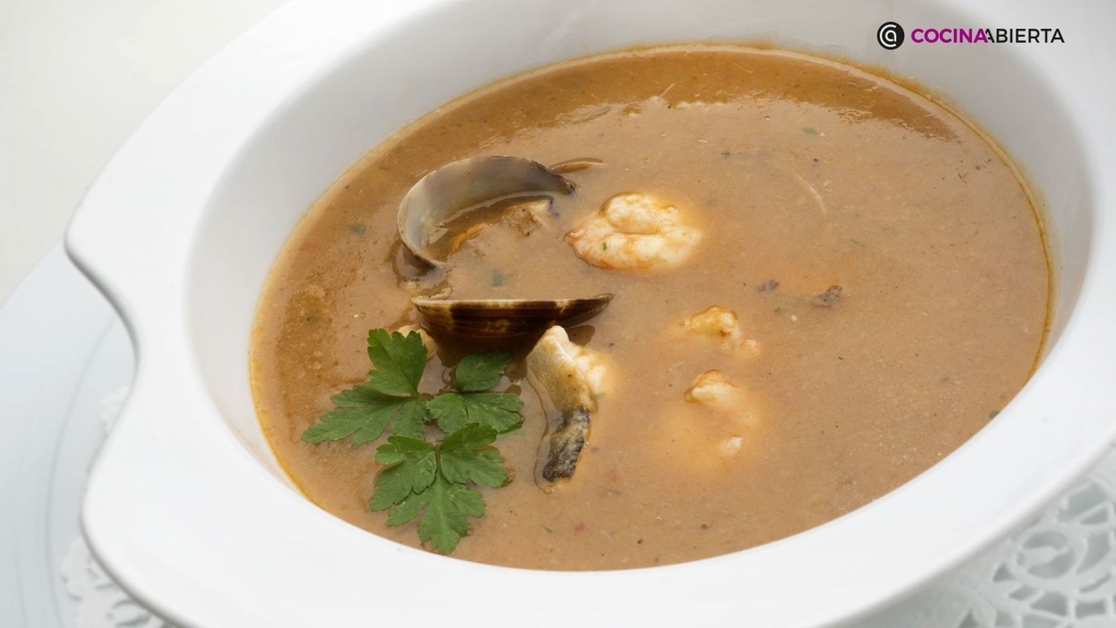 Sopa de marisco, la receta de Karlos Arguiñano