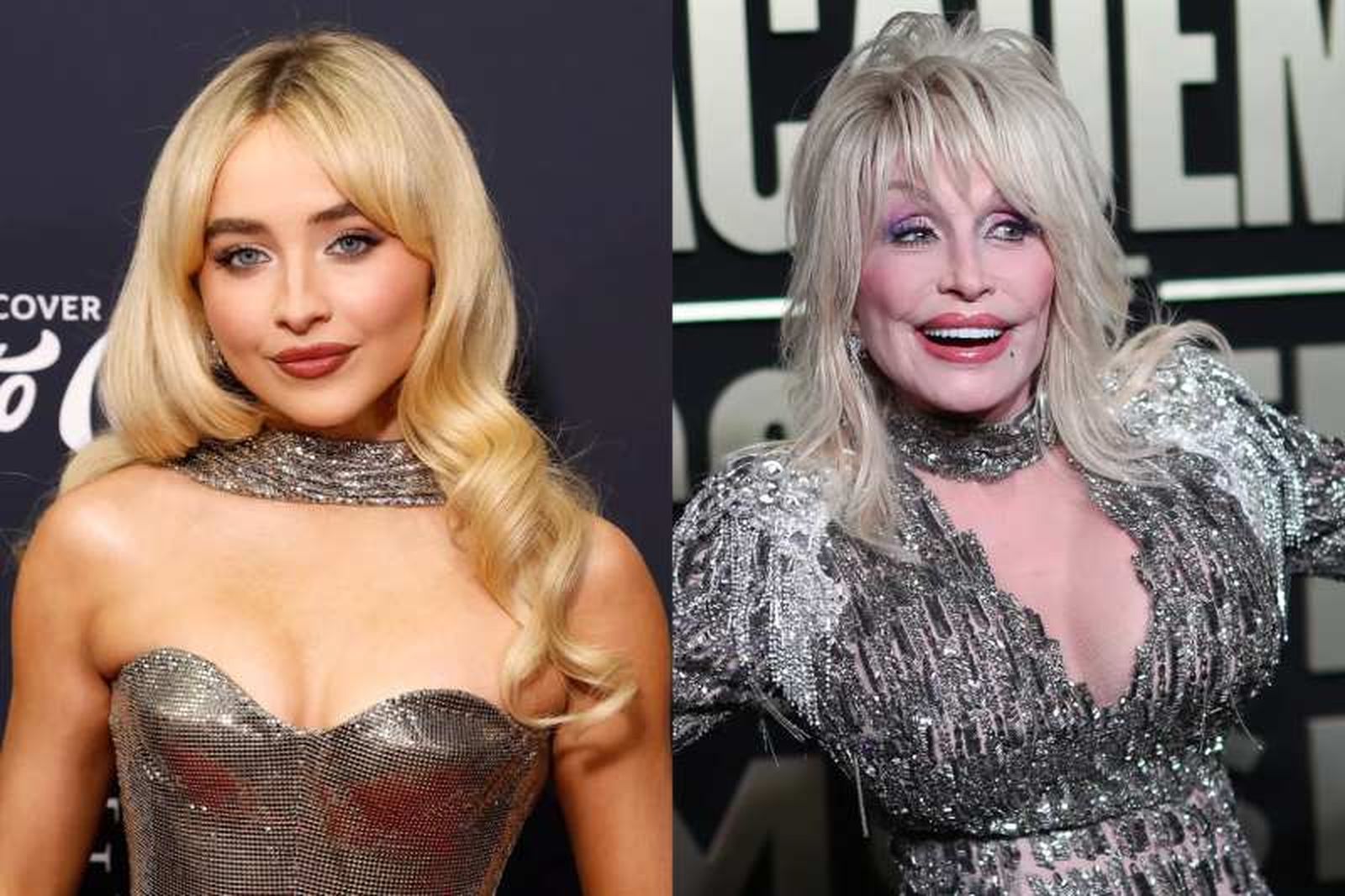 Imagen de sabrina Carpenter y Dolly Parton