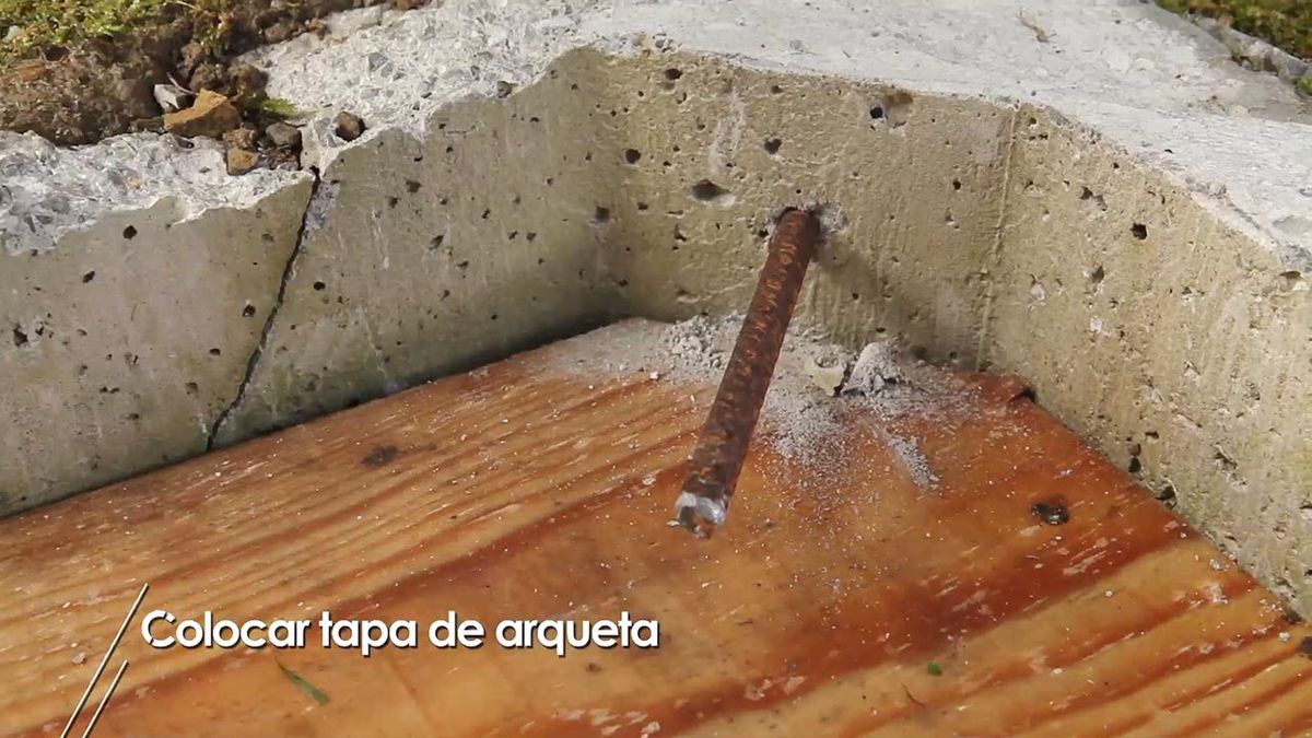 Como colocar una tapa de arqueta paso 2