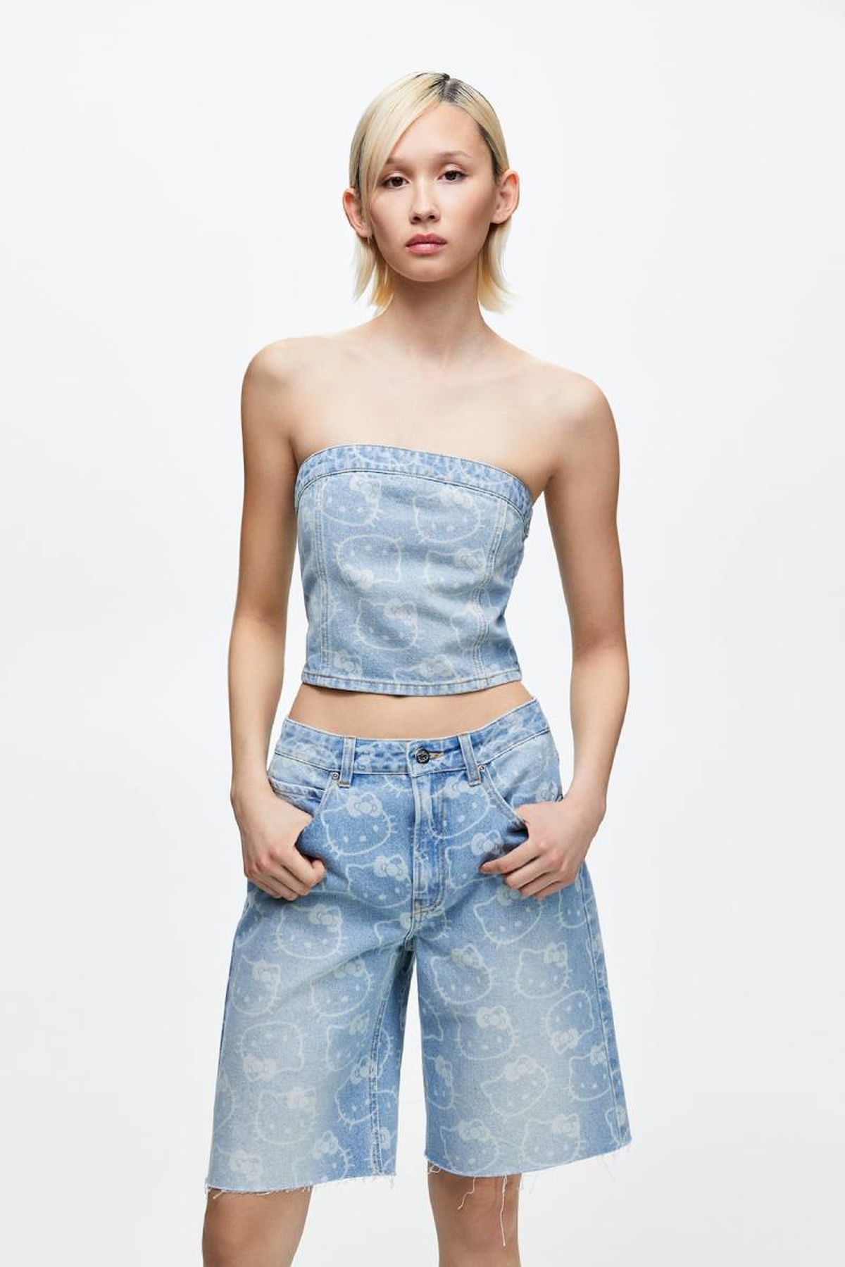 Conjunto vaquero Hello Kitty