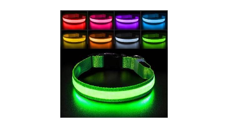 collar perro led pceotllar
