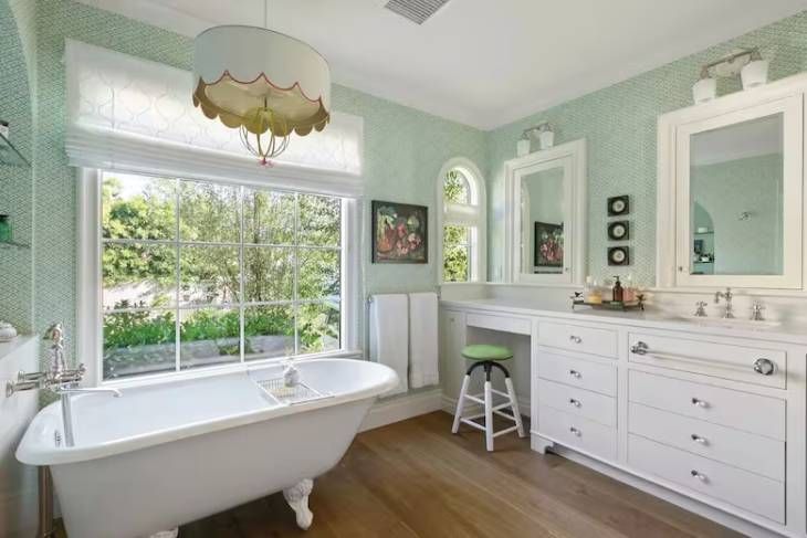 baño casa emma stone