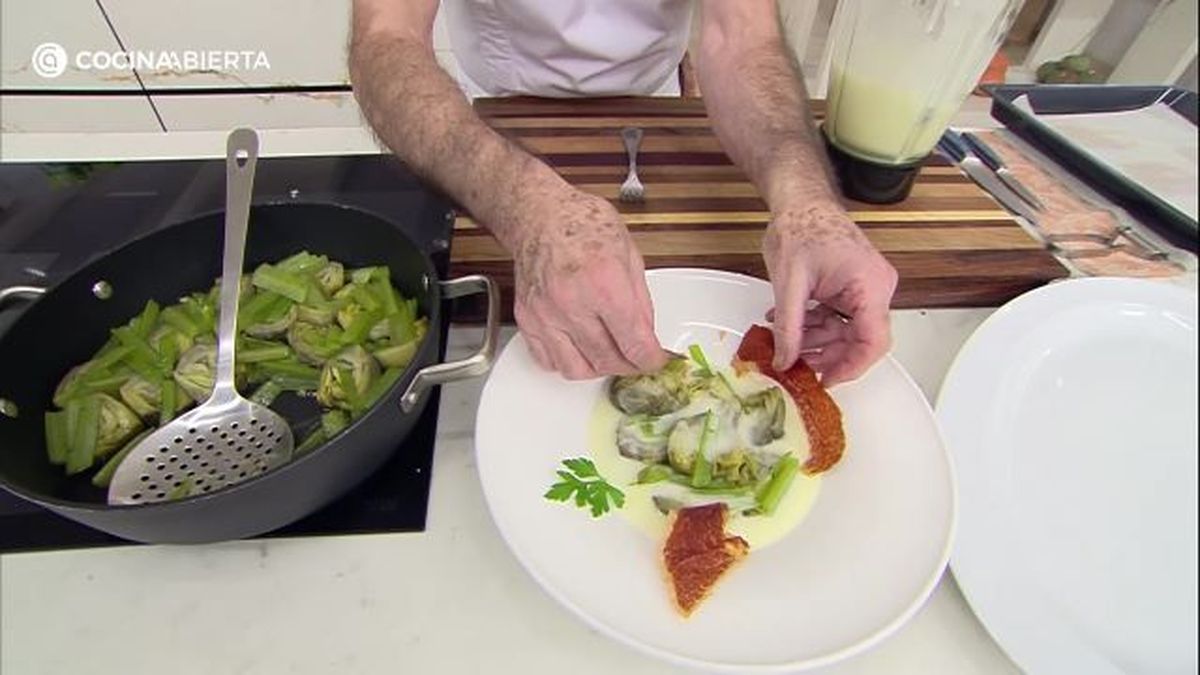 decorar crujiente jamon