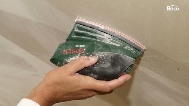 Pintar techo de yeso laminado paso 1