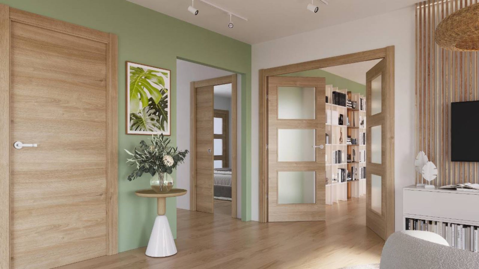 ideas combinar puertas robles