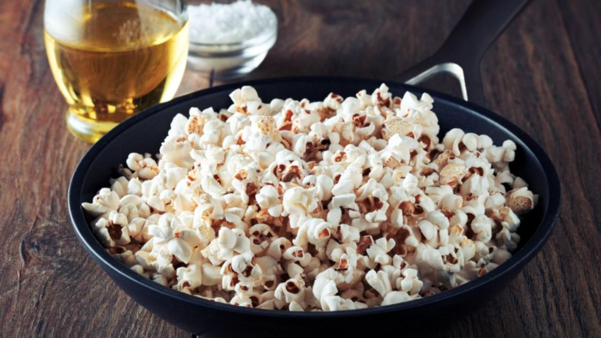 Cómo hacer palomitas de maíz en sartén