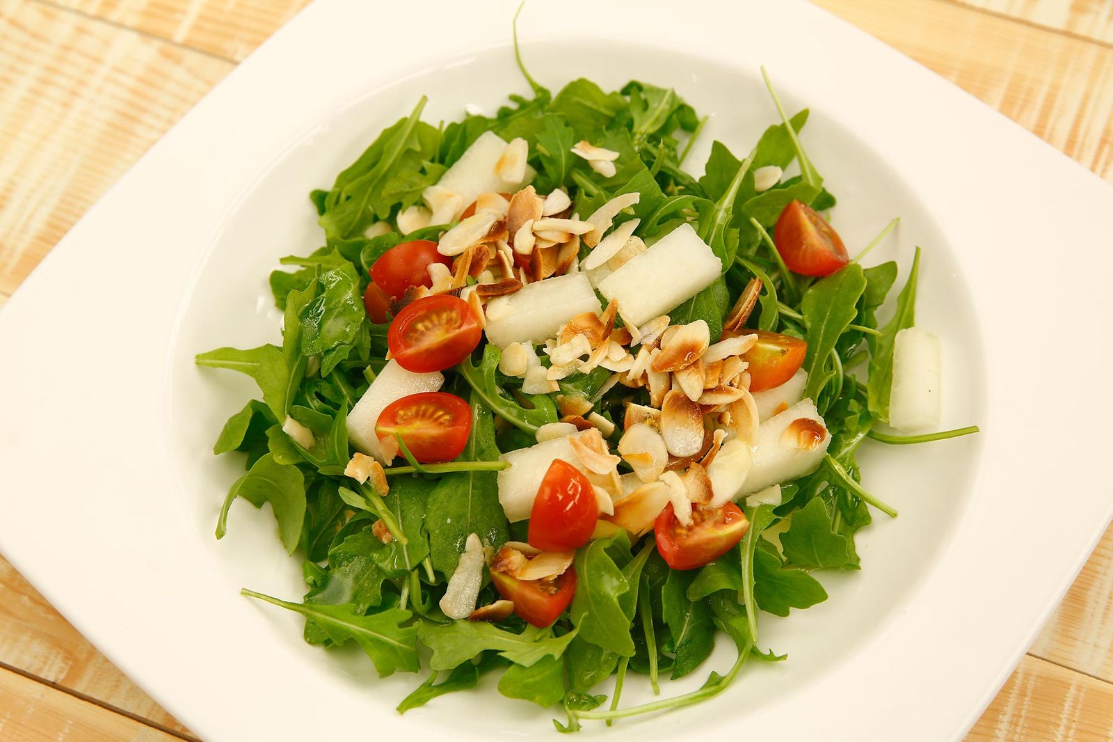 KARL5565 Ensalada de rucula melon y tomates cherry