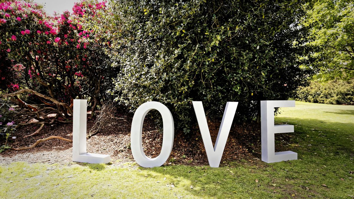 Letras para decorar una boda 5