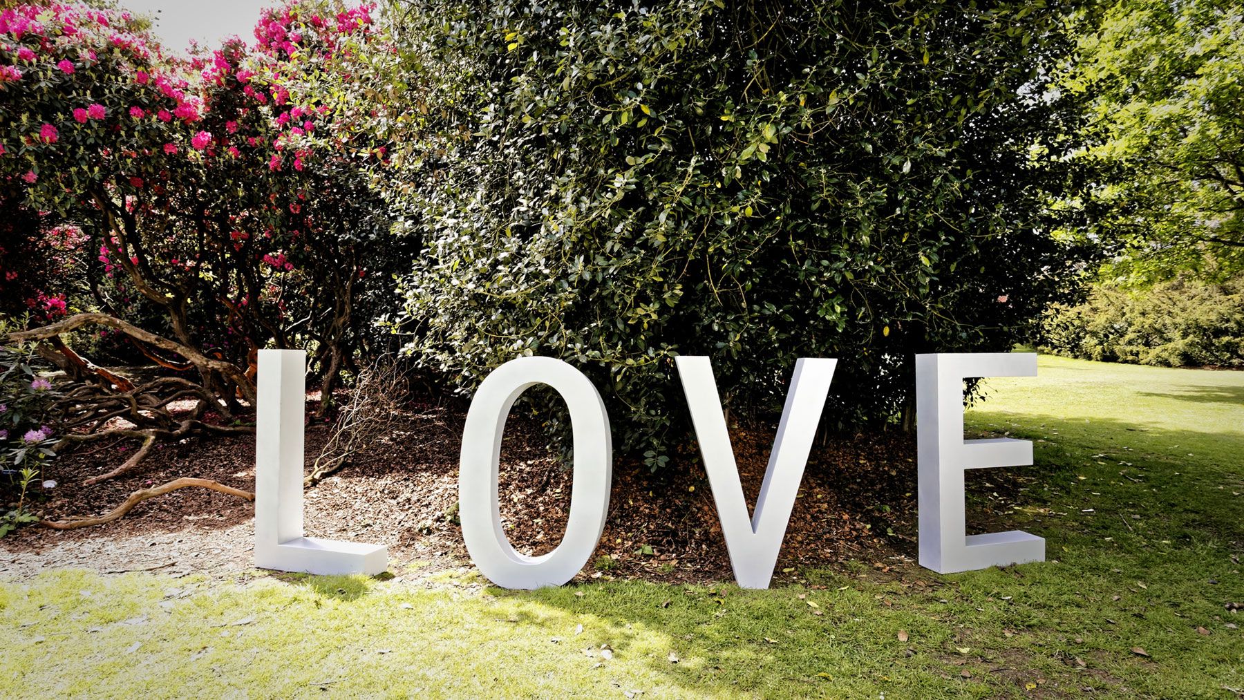 Letras para decorar una boda 5