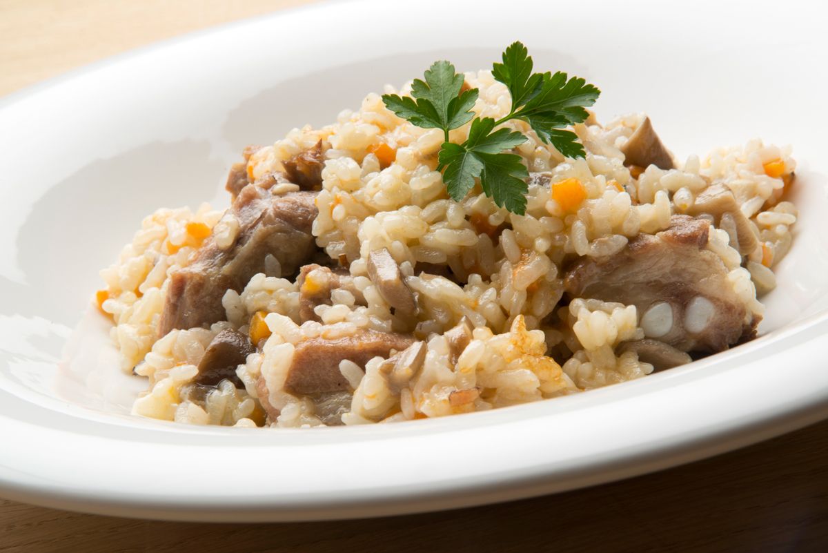 5308 1 Arroz meloso de cerdo y setas (693) xl