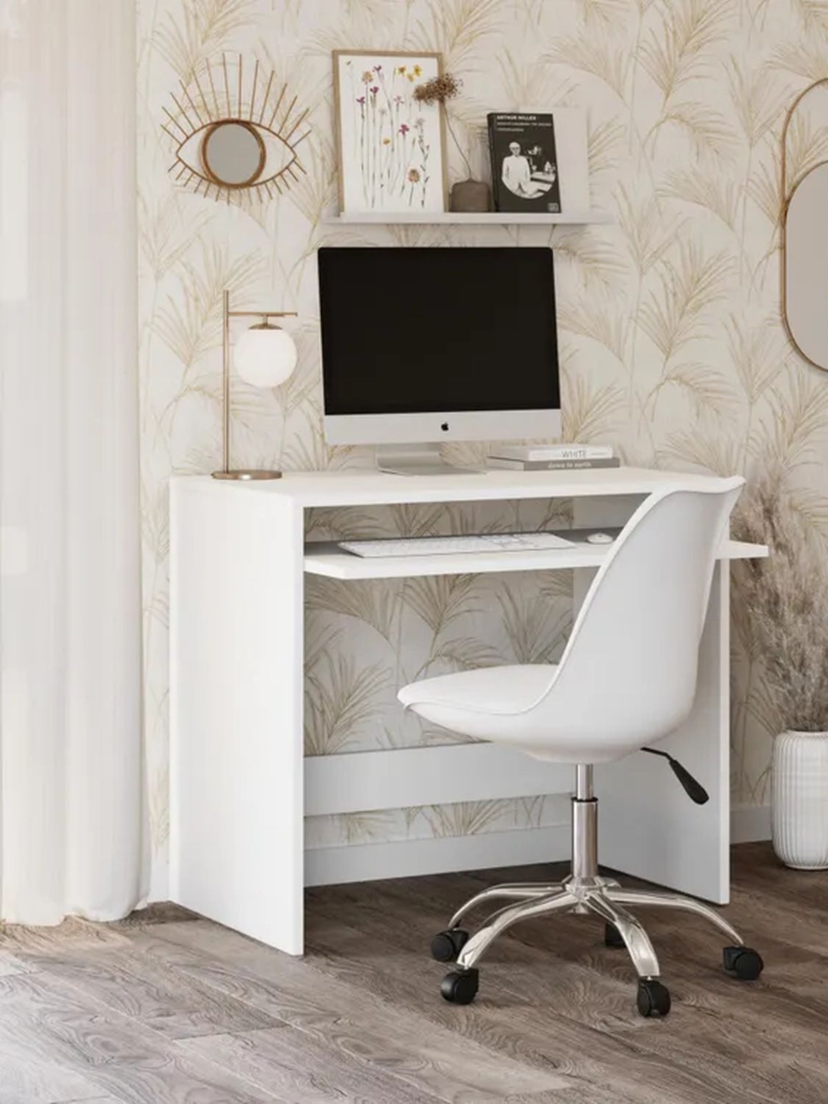 2 papel pintado palmera amarillo