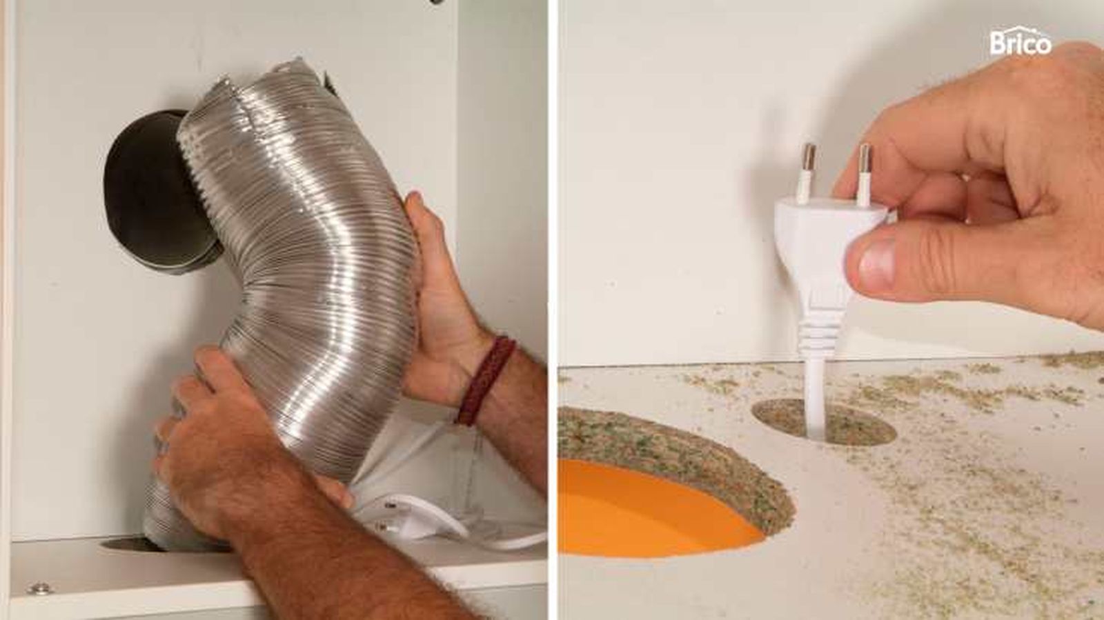 Fijar la campana extractora