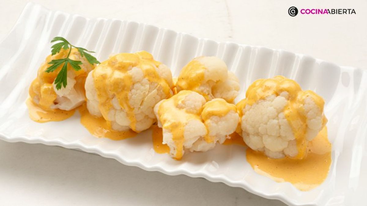 Coliflor con mayonesa de ajo y pimentón