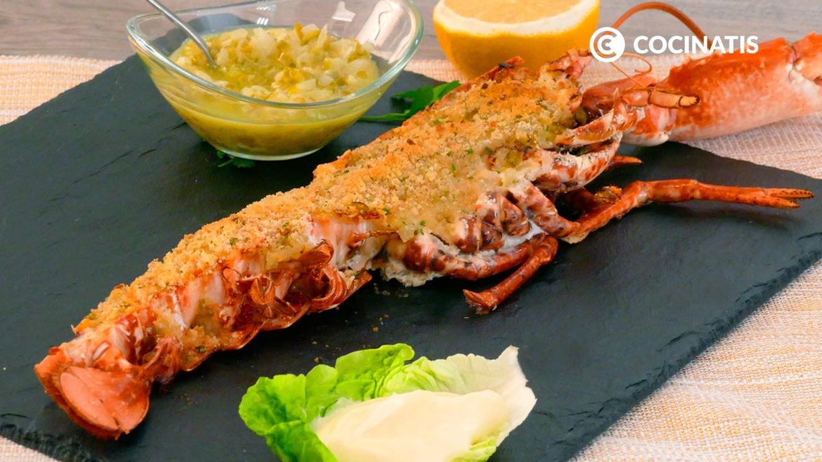 Receta de bogavante al horno  paso 6