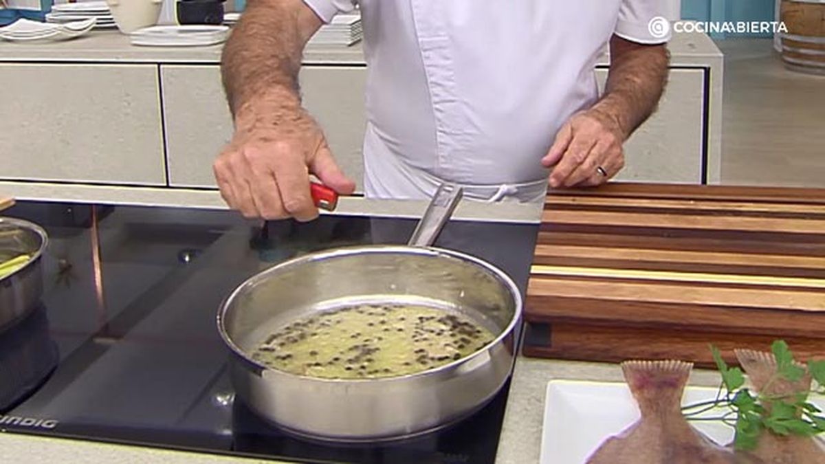 receta gallo salsa pimienta verde ka paso 4