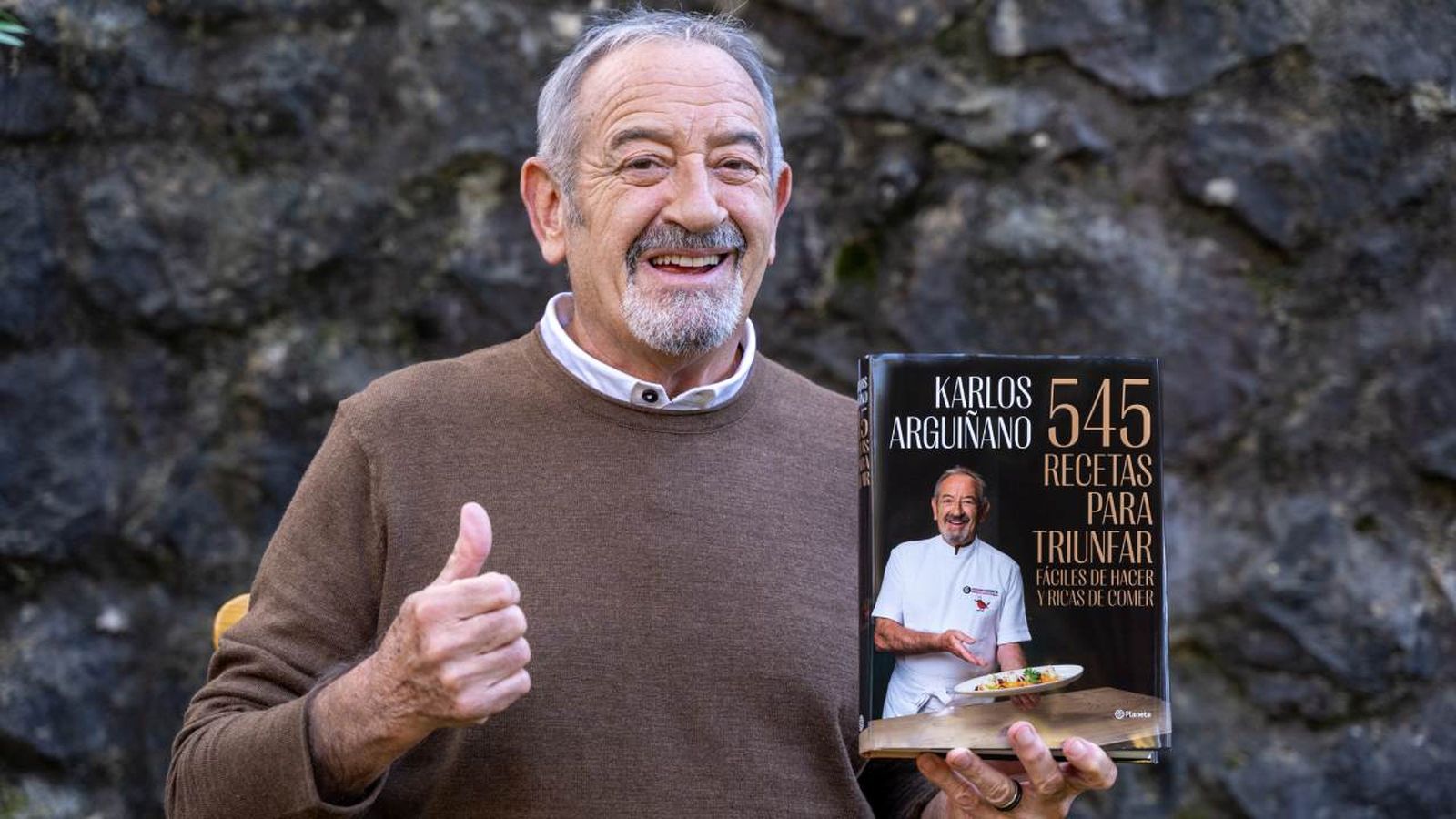 El nuevo libro de Karlos Arguiñano contiene 545 recetas para triunfar