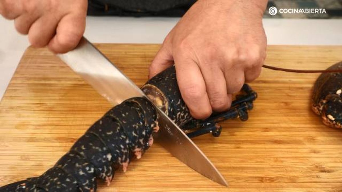 arroz meloso bogavante paso 1