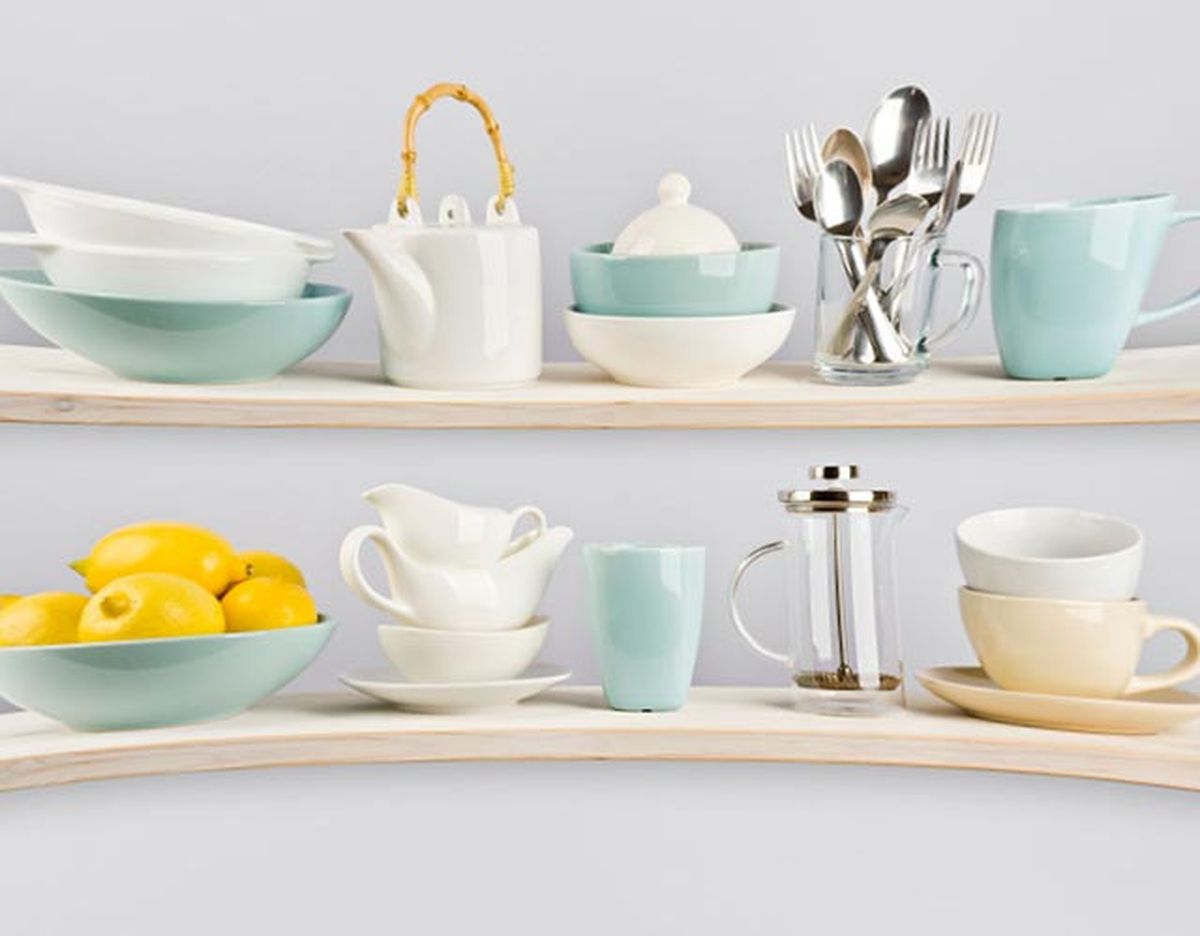 10 estanterías a la vista para la cocina