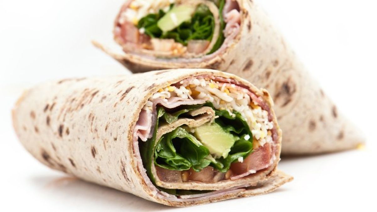 receta wrap de aguacate pavo